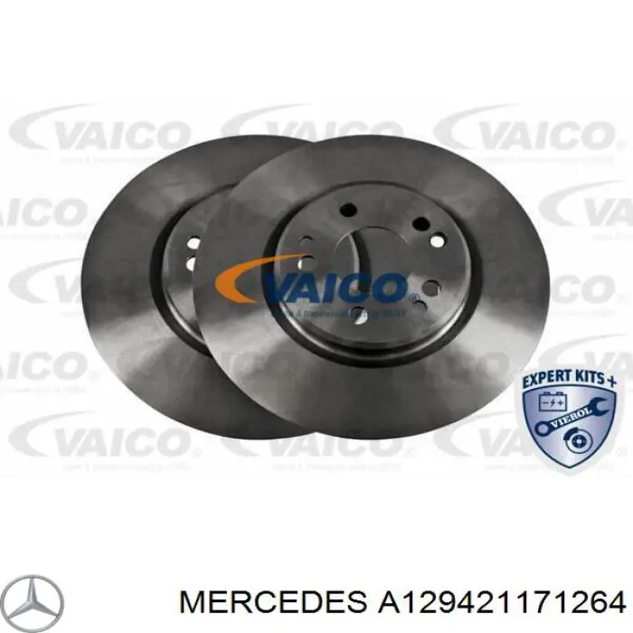 Диск переднього гальма Mercedes A129421171264 ціна, від 84.52 USD