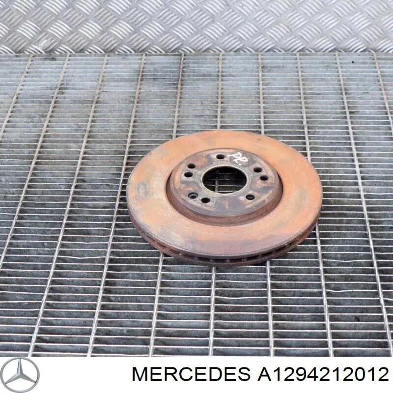 Диск переднього гальма Mercedes A1294212012 ціна, від 49.10 USD
