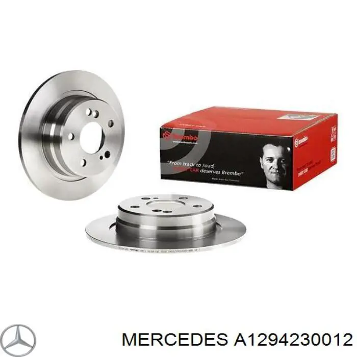 Купити A1294230012 Mercedes Диск заднього гальма