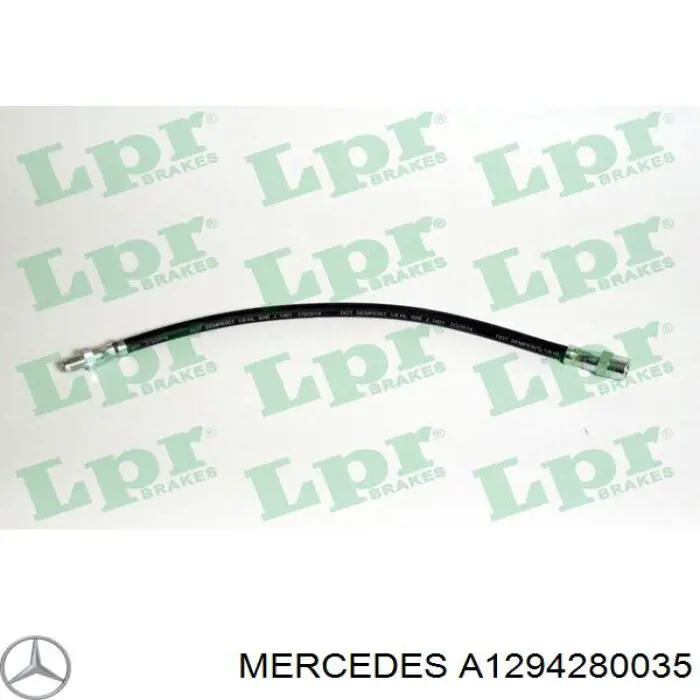 Шланг гальмівний передній Mercedes A1294280035 ціна, від 6.40 USD