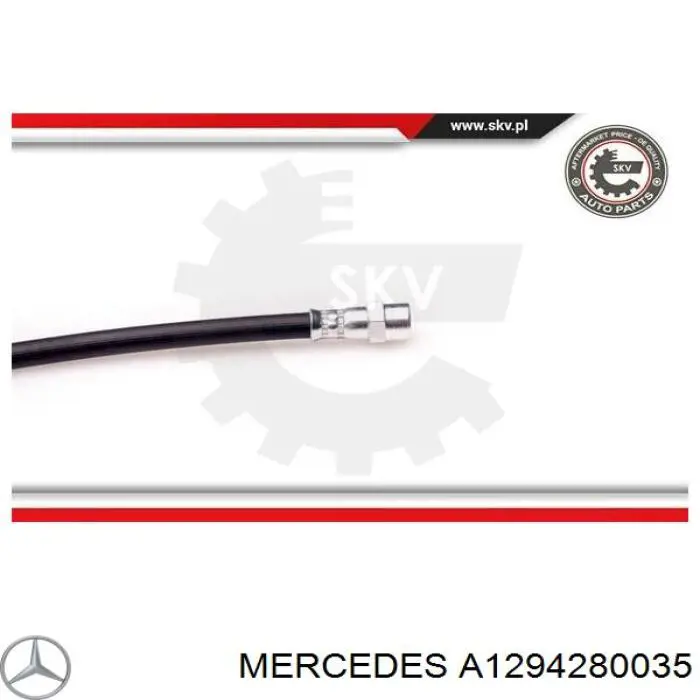 Купити A1294280035 Mercedes Гальмівні шланги передні