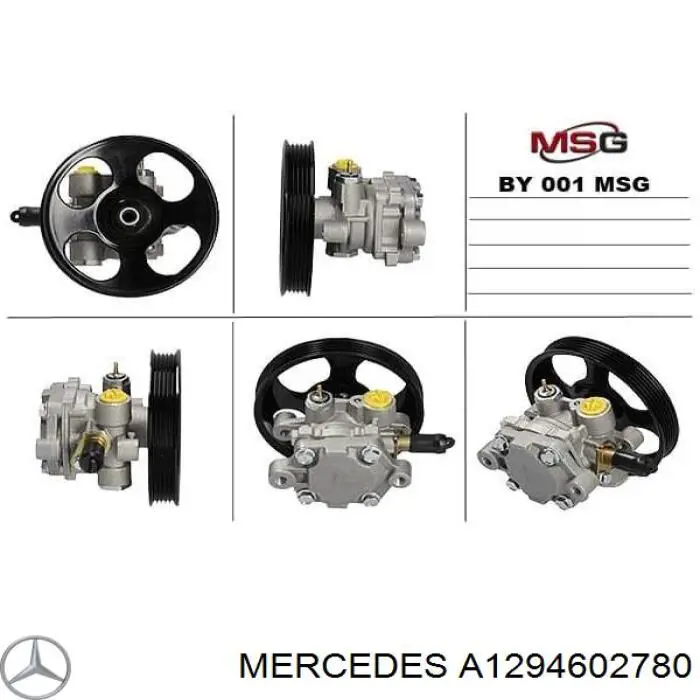 A1294602880 Mercedes насос гідропідсилювача керма (гпк)