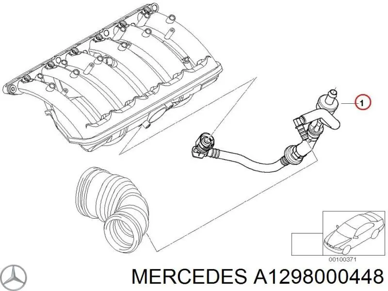 A1298000448 Mercedes 