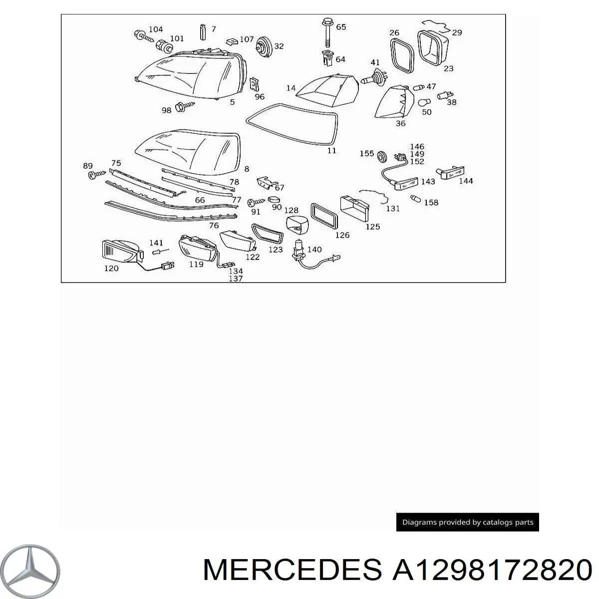  Mercedes A1298172820