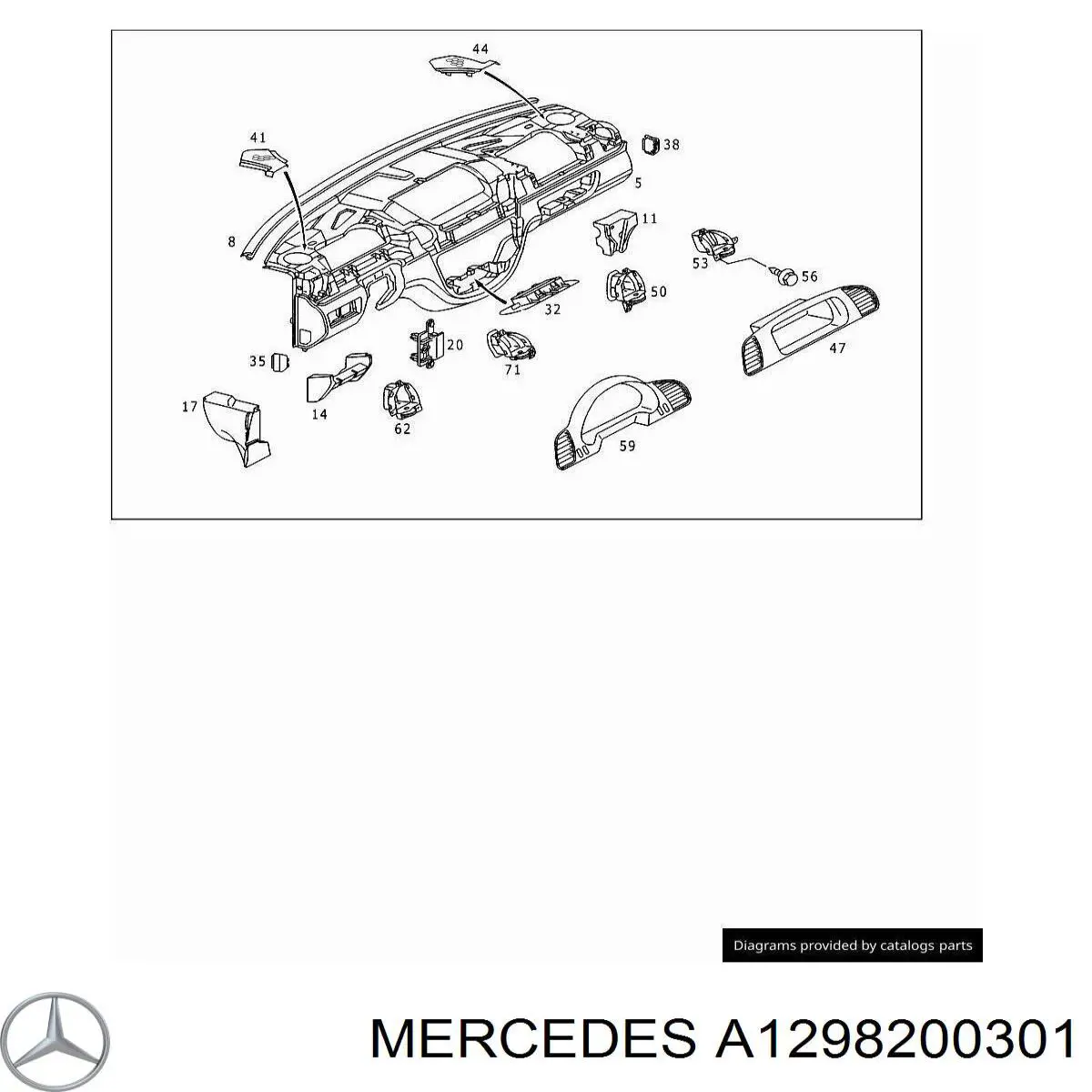 A1298200301 Mercedes 