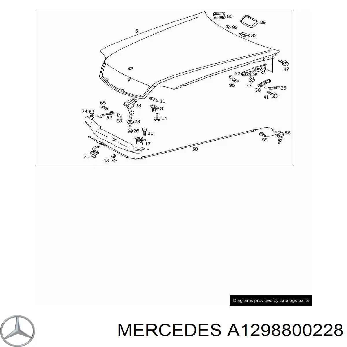 Купити A1298800228 Mercedes 