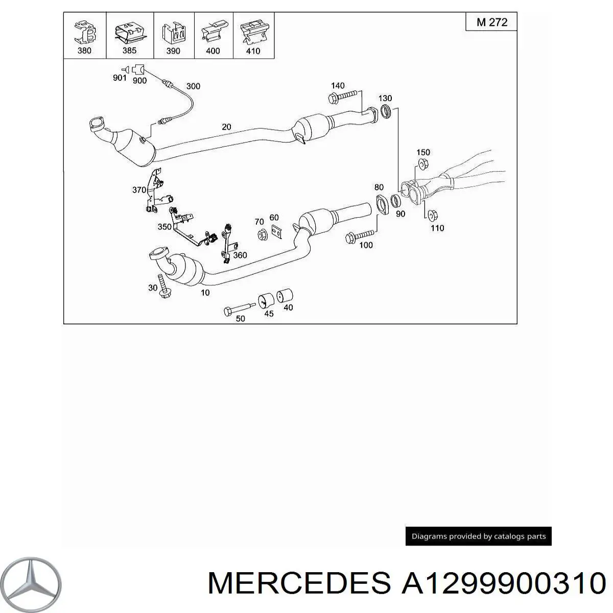  A1299900310 Mercedes