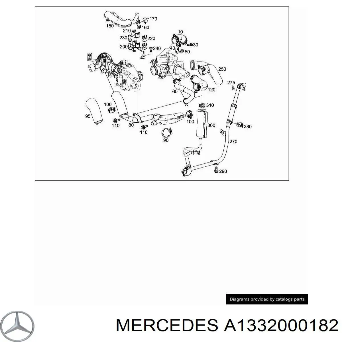 A1332000182 Mercedes 