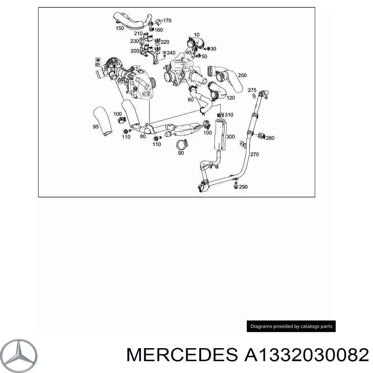 A1332000382 Mercedes 