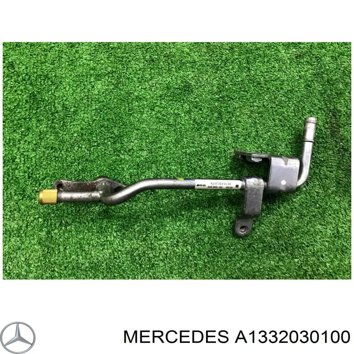 A1332030100 Mercedes Шланг/патрубок рідинного охолодження турбіни, обратка