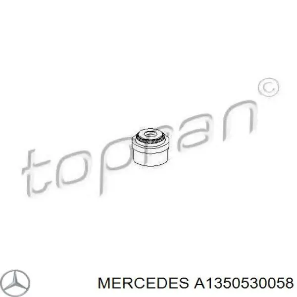 Сальник клапана (маслознімний), впуск/випуск, комплект на мотор Mercedes A1350530058 ціна, від 8.75 USD
