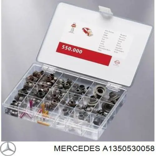 A1350530058 Mercedes сальник клапана (маслознімний, впуск/випуск, комплект на мотор)
