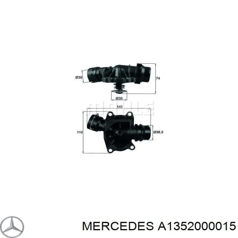 A1352000015 Mercedes термостат