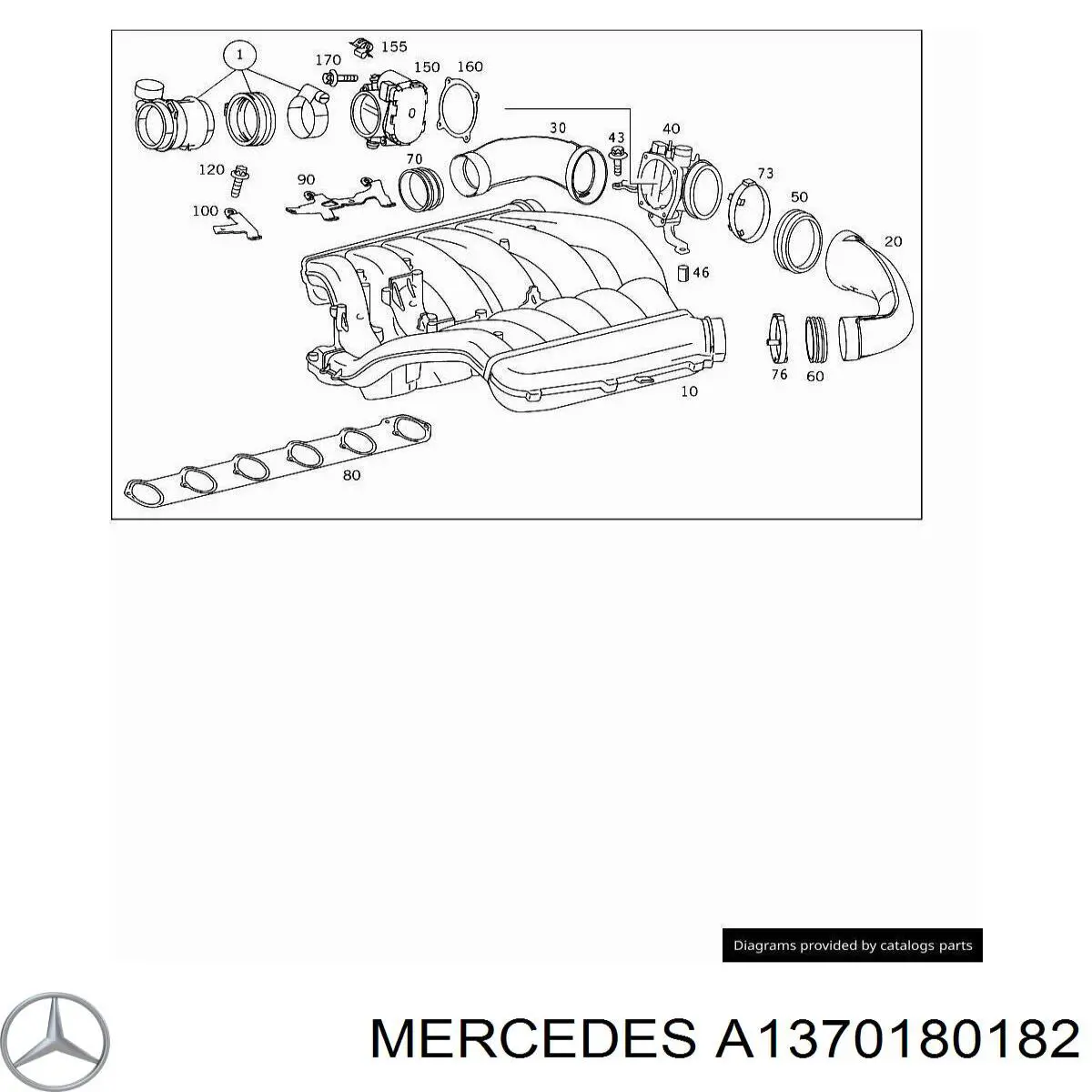 A1370180182 Mercedes 