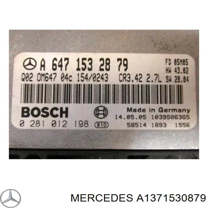 A1371530879 Mercedes Блок електронного управління