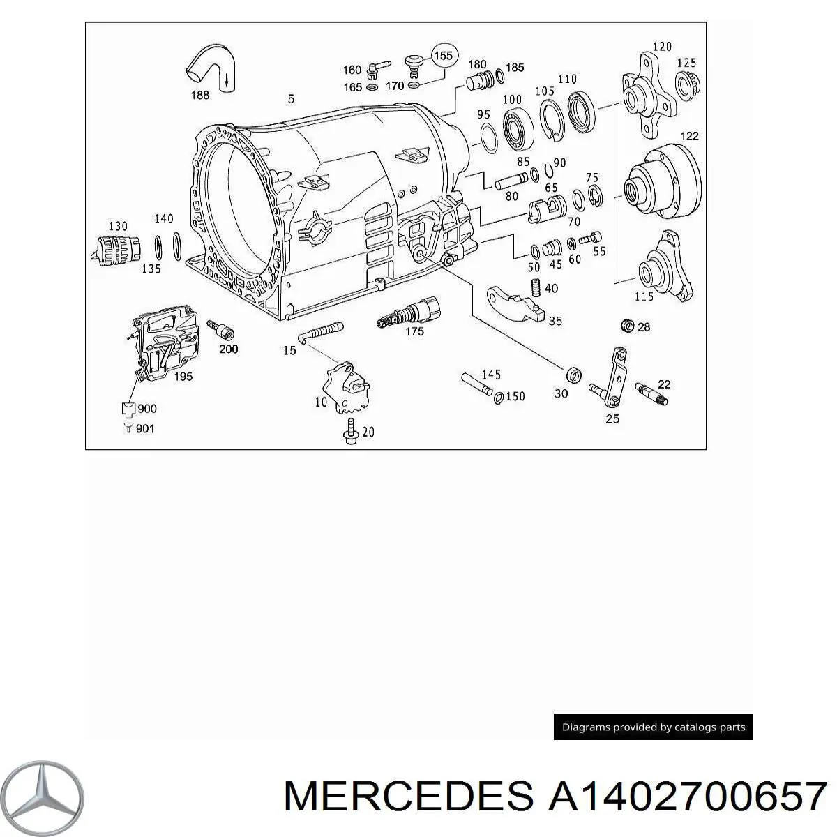  Mercedes A1402700657 ціна, від 11.40 USD