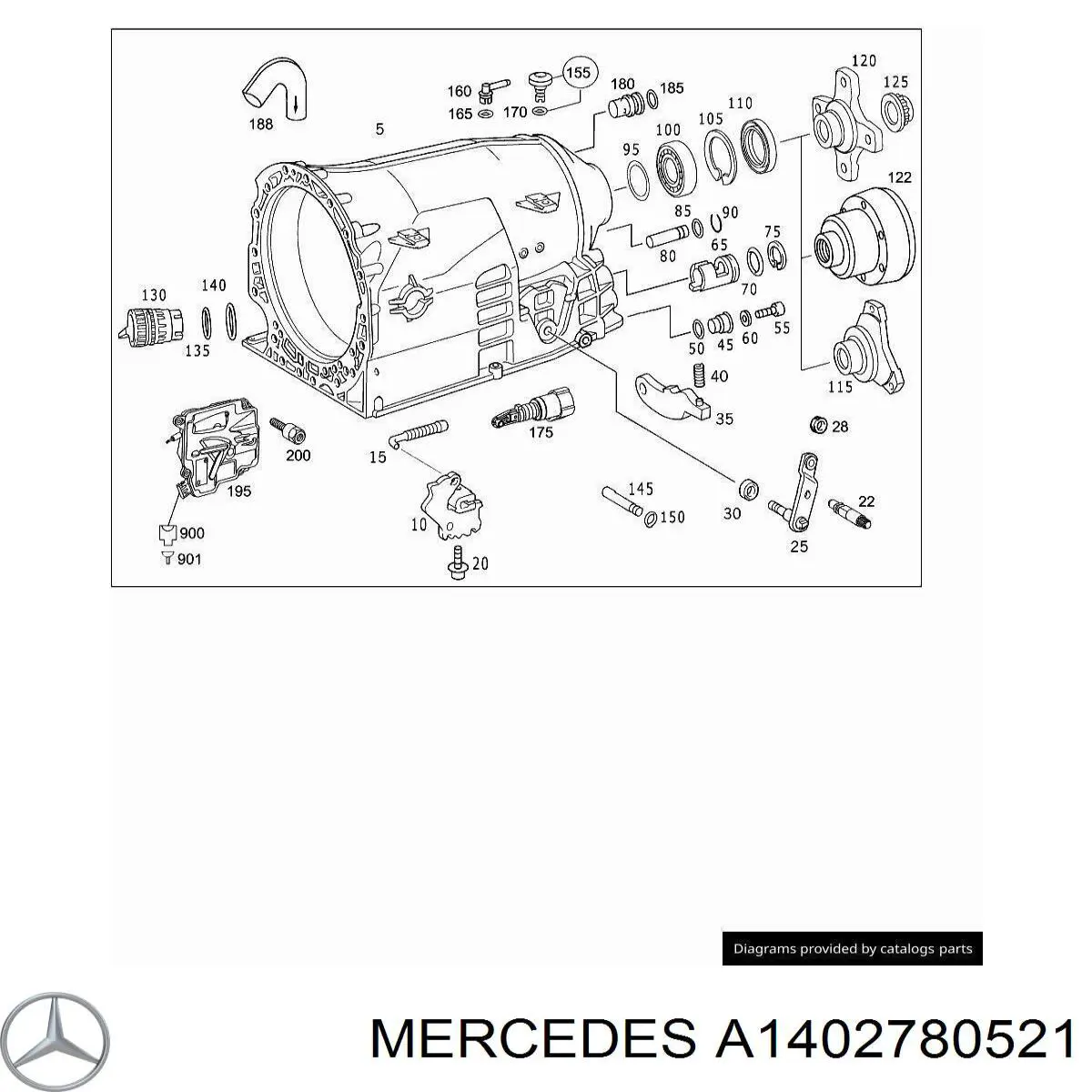  Mercedes A1402780521 ціна, від 24.07 USD
