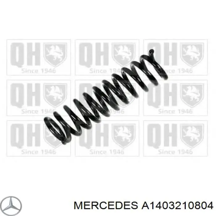 Пружина передня Mercedes A1403210804 ціна, від 203.85 USD