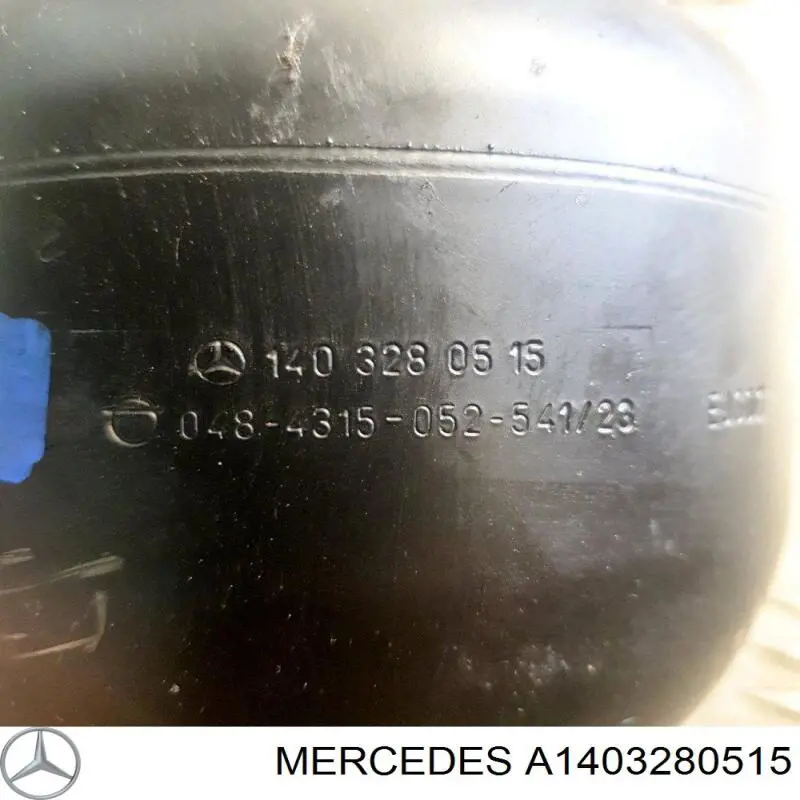 Гідроакумулятор системи амортизації, задній Mercedes A1403280515 ціна, від 113.57 USD