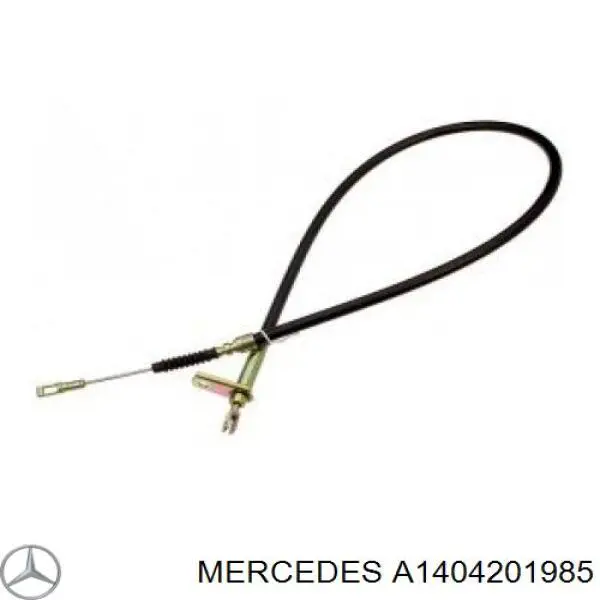 Трос стоянкового гальма задній лівий Mercedes A1404201985 ціна, від 15.10 USD