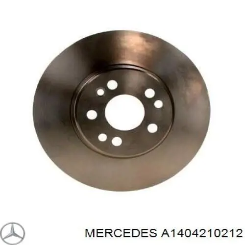 Диск переднього гальма Mercedes A1404210212 ціна, від 77.42 USD