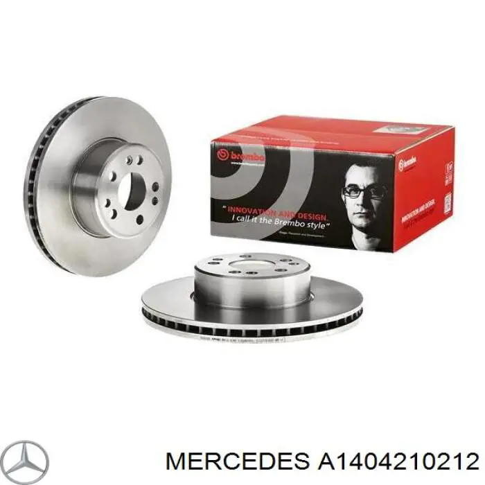 Купити A1404210212 Mercedes Ротор гальмівний
