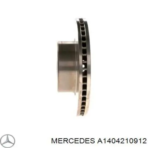 A1404210912 Mercedes Гальмо дискове переднє