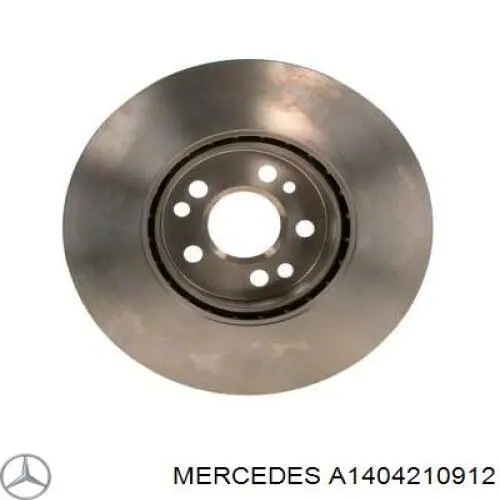 Диск переднього гальма Mercedes A1404210912 ціна, від 78.11 USD