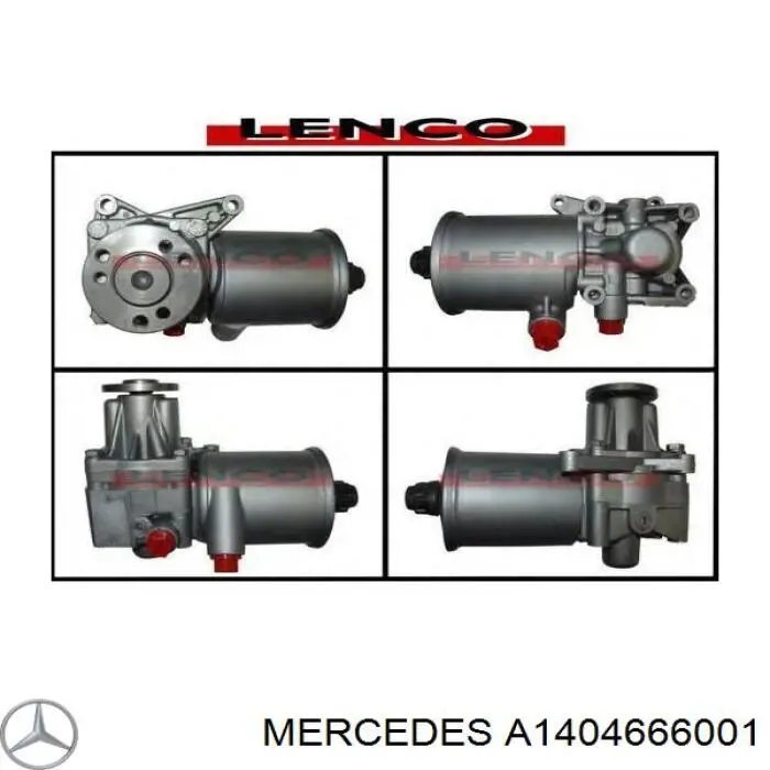 A1404666001 Mercedes насос гідропідсилювача керма (гпк)
