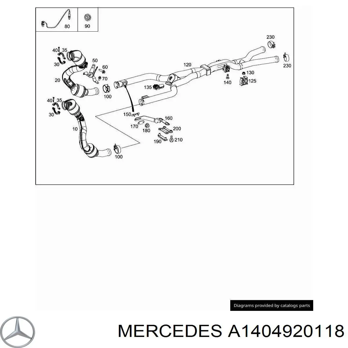 Купити A1404920118 Mercedes 