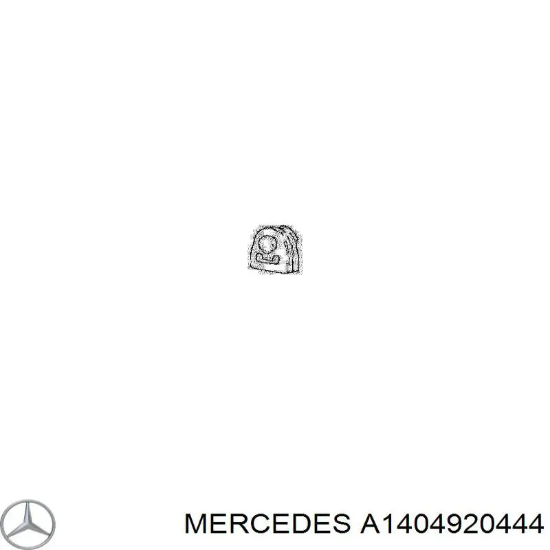 Подушка глушника A1404920444 Mercedes