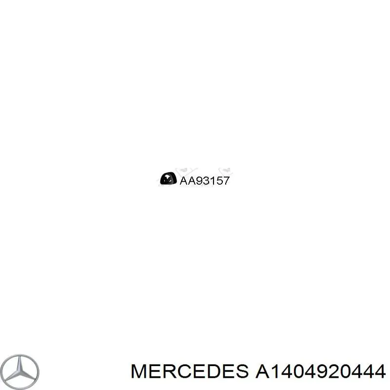 Купити A1404920444 Mercedes Подушка глушника