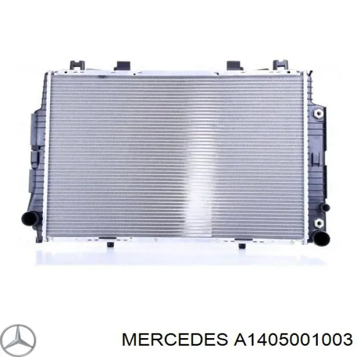 Радіатор основний Mercedes A1405001003 ціна, від 173.84 USD