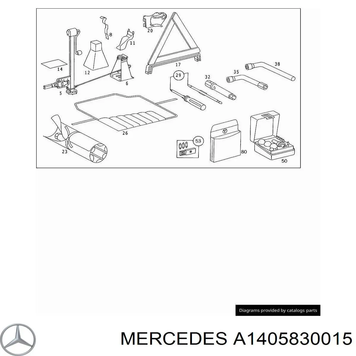 A1405830015 Mercedes 