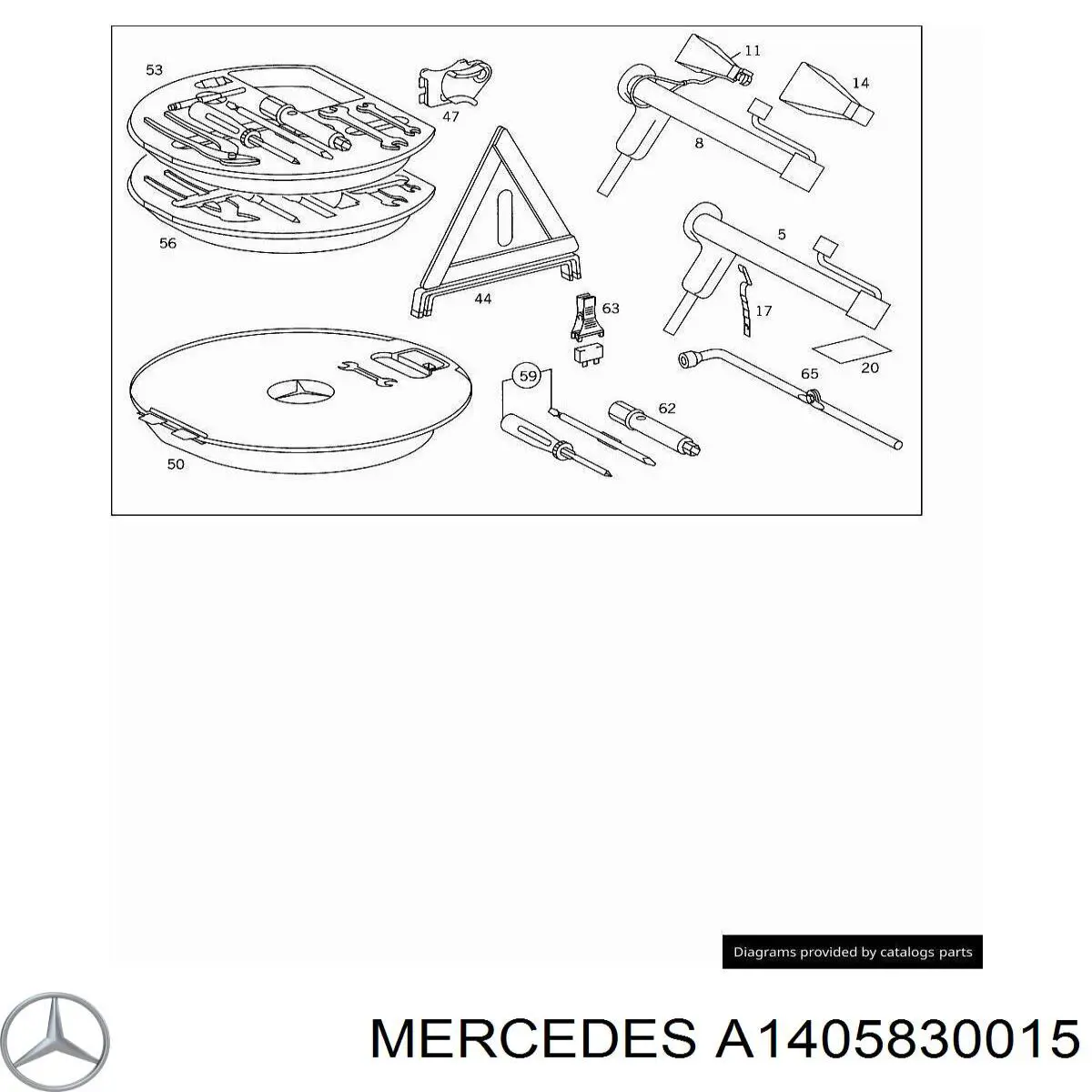  Mercedes A1405830015 ціна, від 12.67 USD
