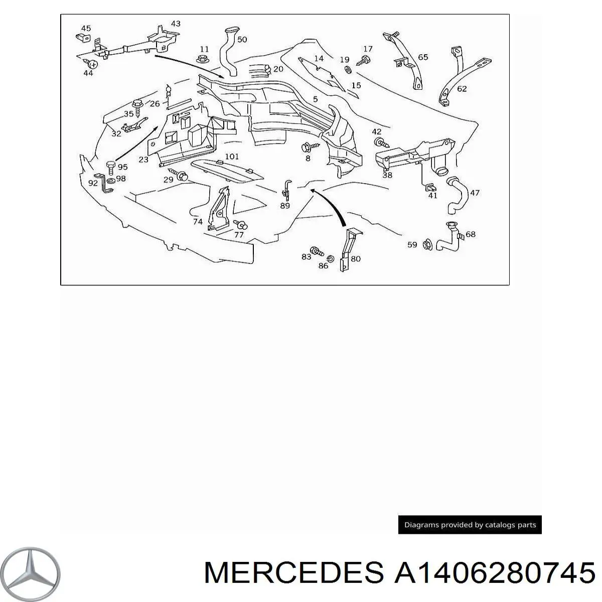 A1406280745 Mercedes 