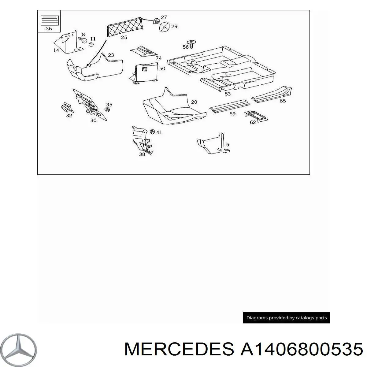 A1406800535 Mercedes 