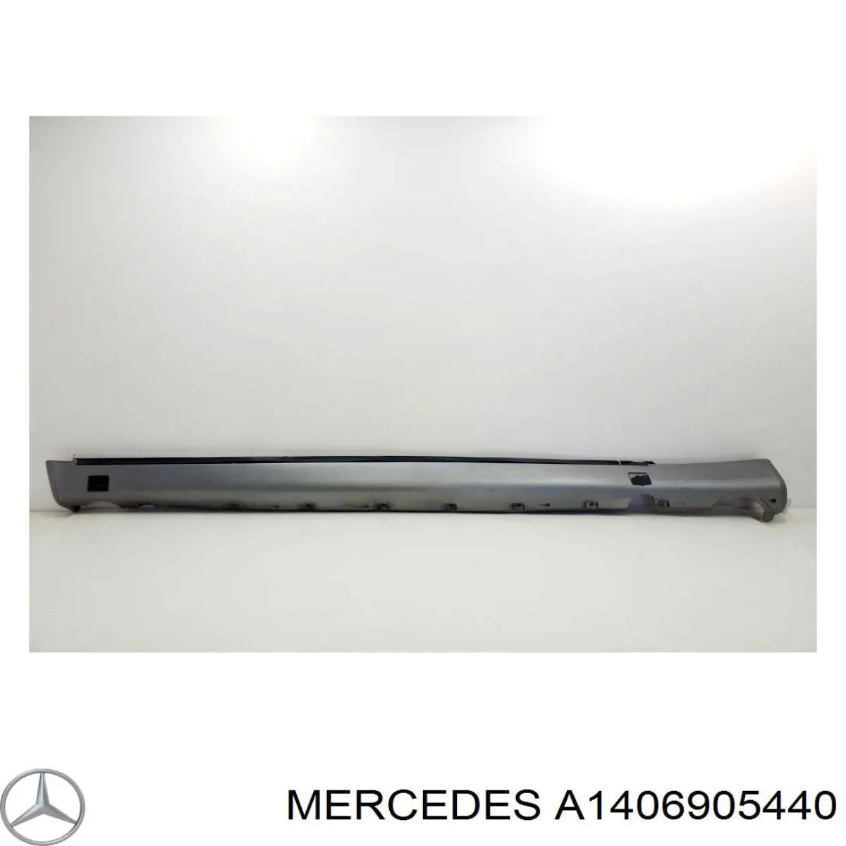 Накладка зовнішня (молдинг) порога, правий Mercedes A1406905440 ціна, від 126.69 USD