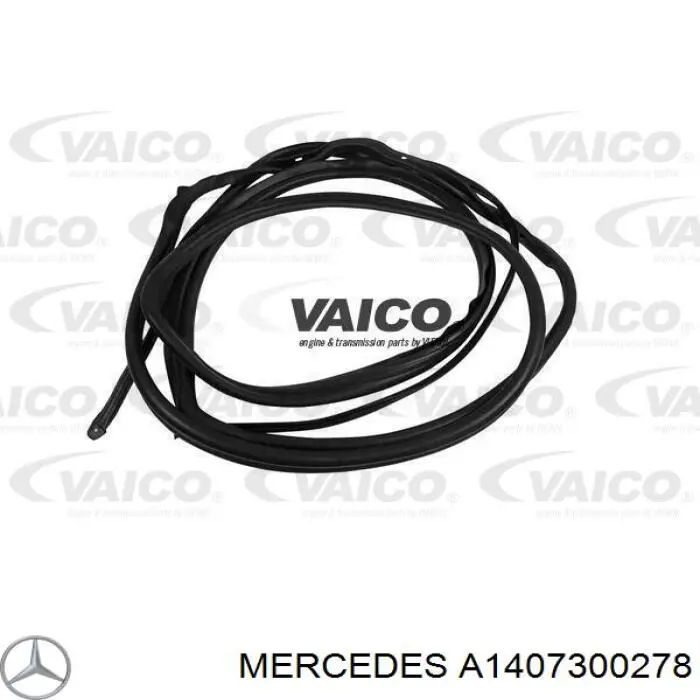 Ущільнювач двері передньої лівої (на двері) Mercedes A1407300278 ціна, від 38.01 USD