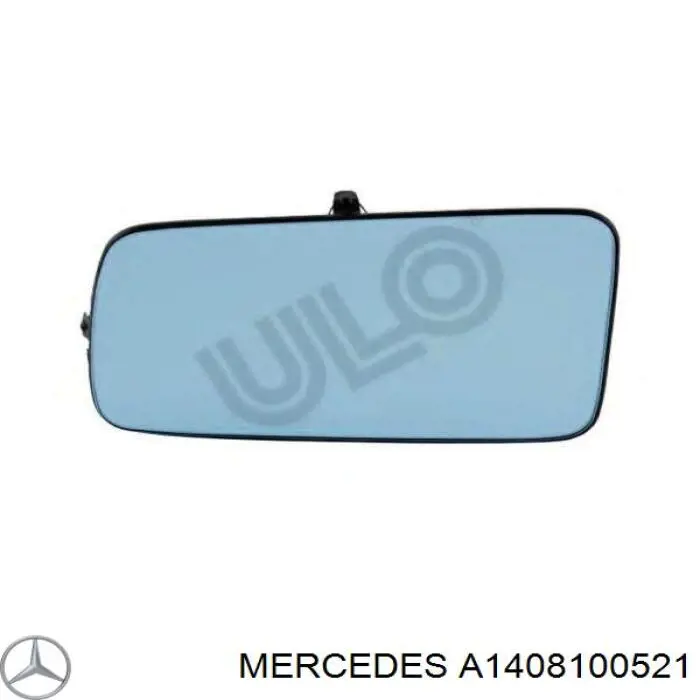 Купити A1408100521 Mercedes Дзеркальний елемент дзеркала заднього виду, лівого