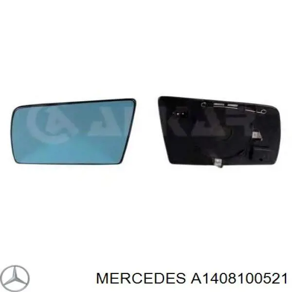 A1408100521 Mercedes дзеркальний елемент дзеркала заднього виду, лівого