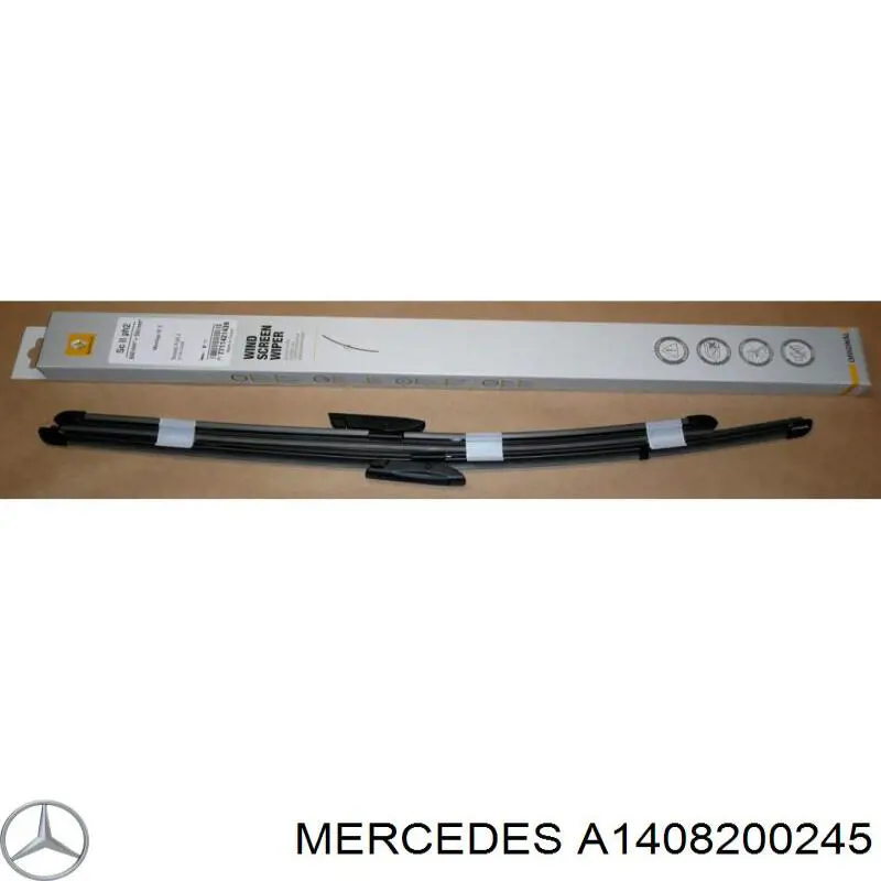 Щітка-двірник лобового скла, комплект з 2-х шт. Mercedes A1408200245 ціна, від 31.66 USD