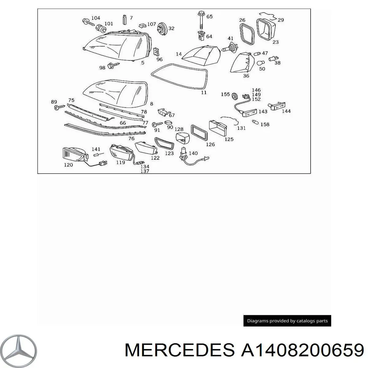 A1408200659 Mercedes 