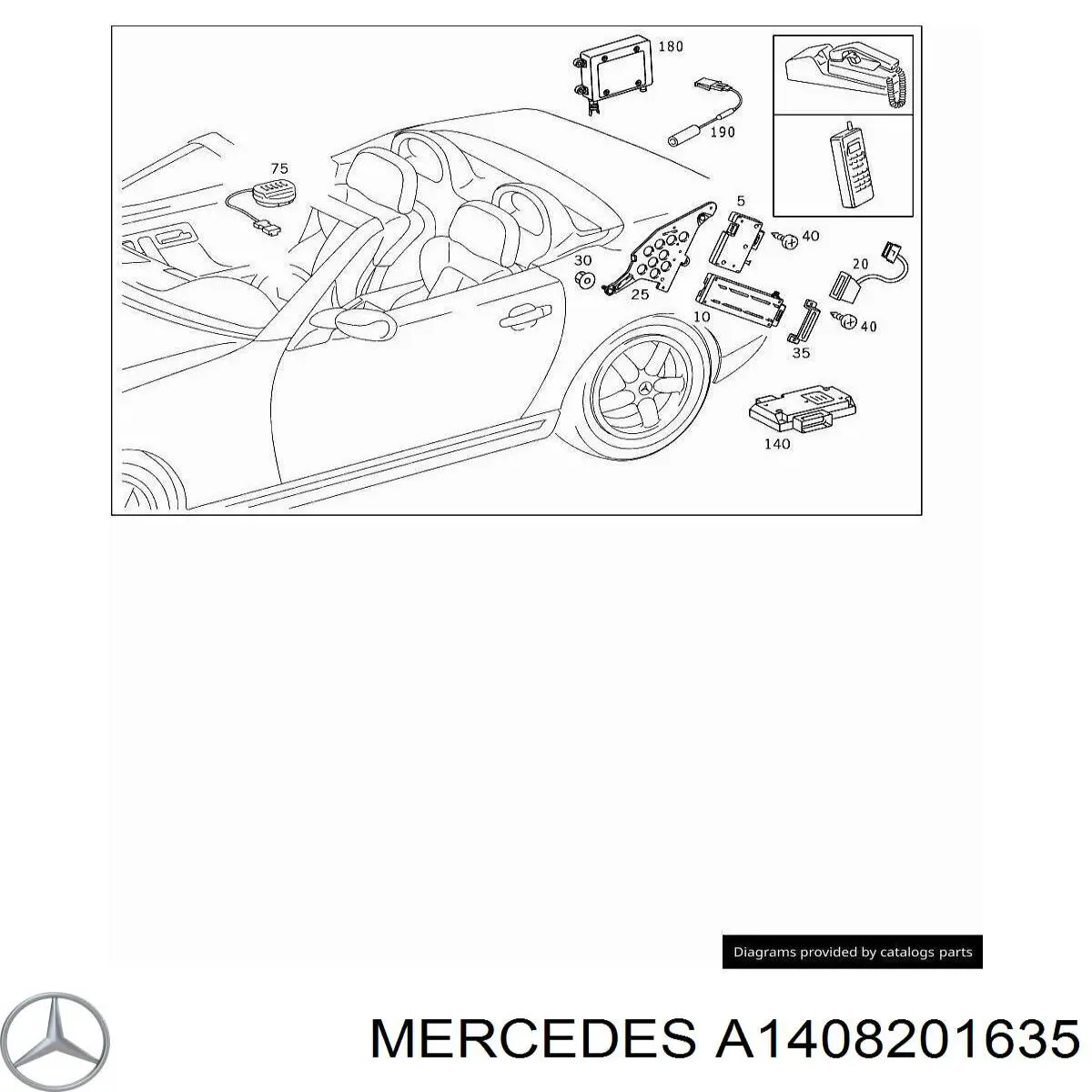 A1408201635 Mercedes 