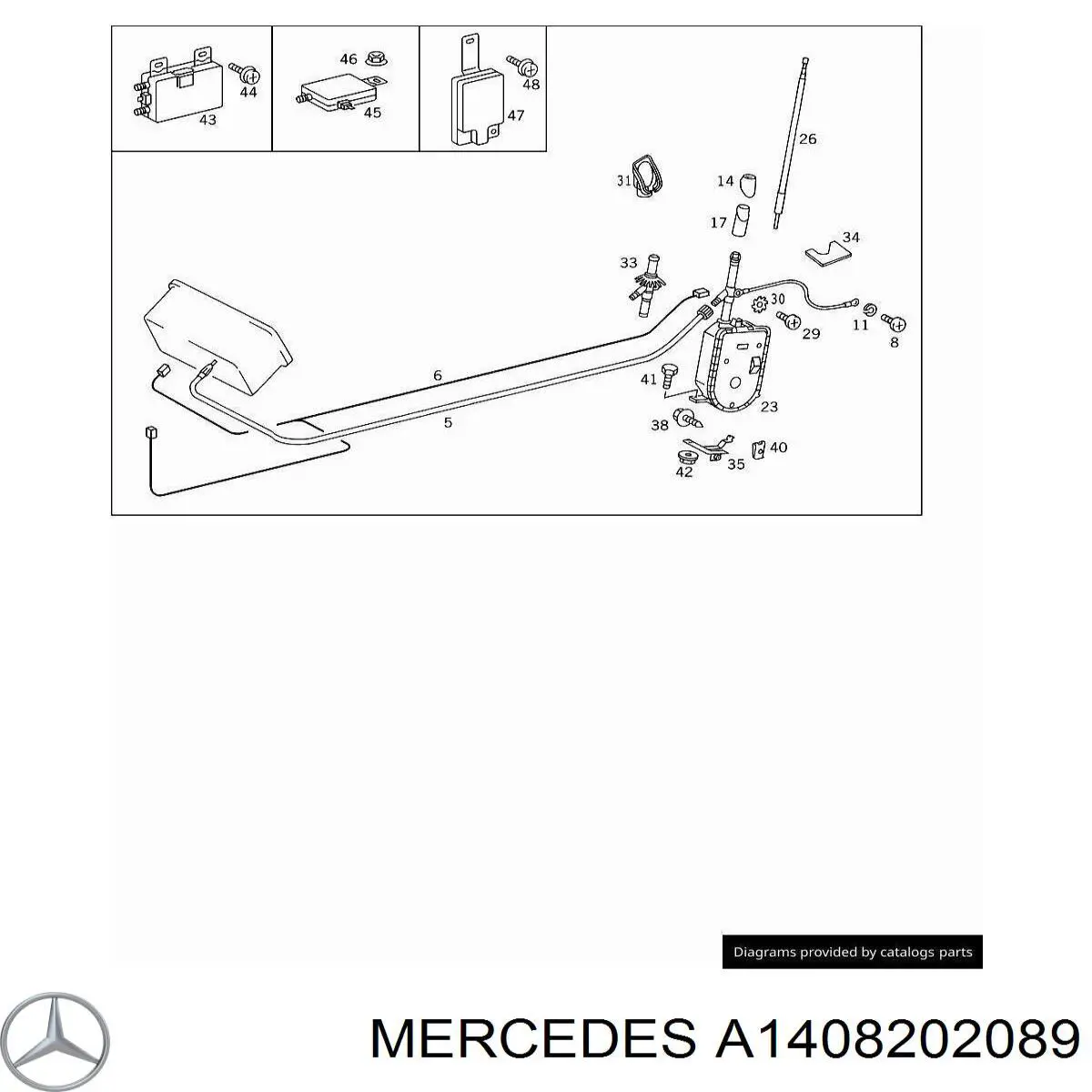 A1408202089 Mercedes 