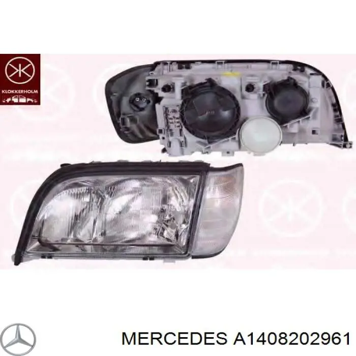 Купити A1408202961 Mercedes Блок фара ліва