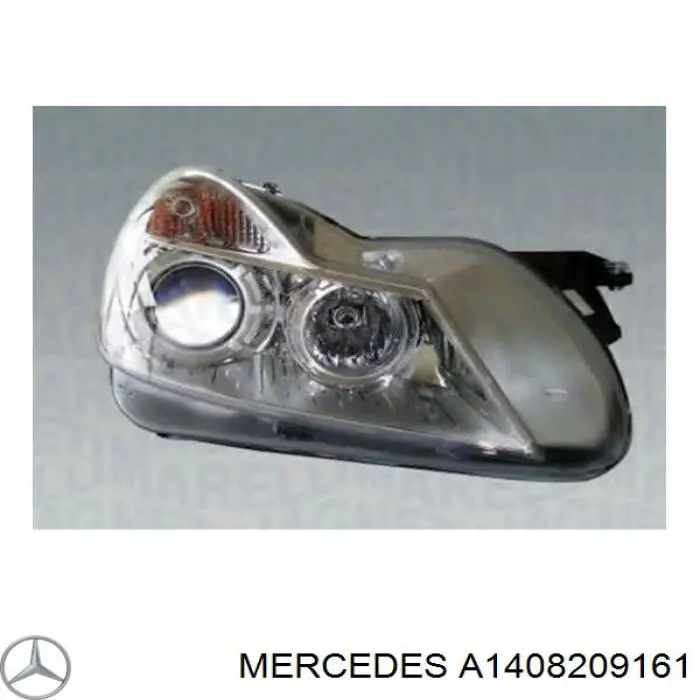 Основна фара в зборі ліва Mercedes A1408209161 ціна, від 1193.79 USD