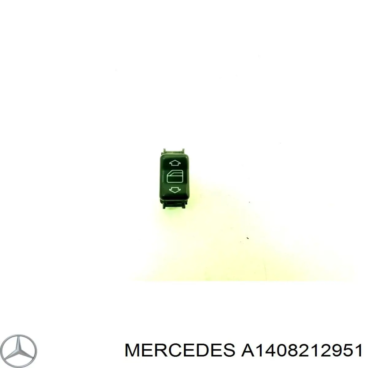 Кнопка вмикання двигуна склопідіймача центральної консолі на Mercedes S-Class (W140)