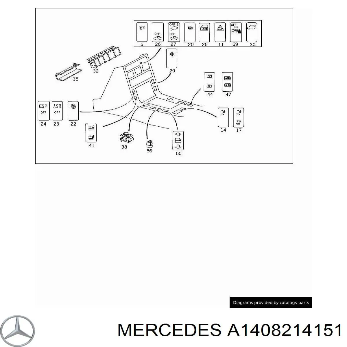 A1408214151 Mercedes 