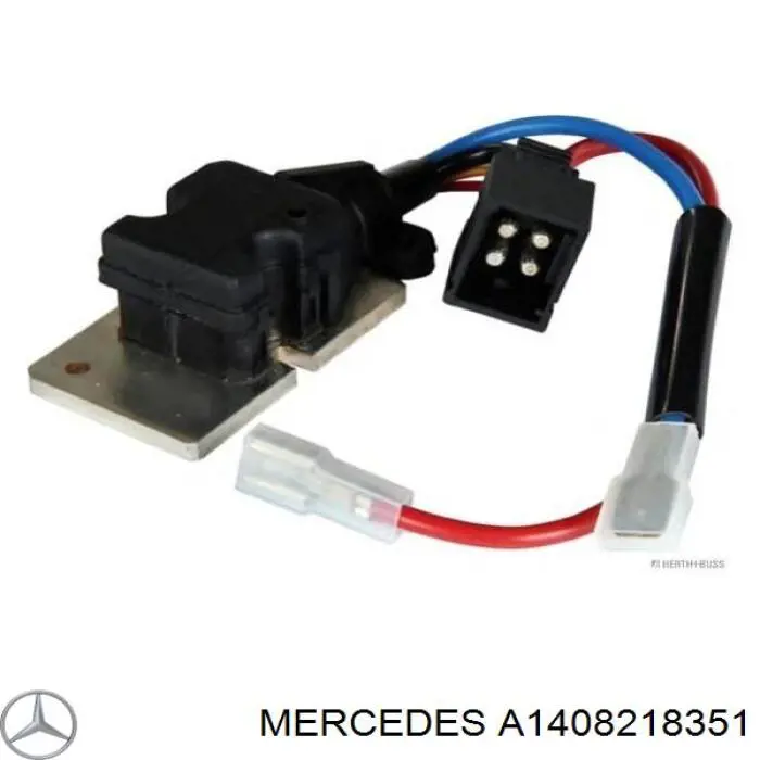 Резистор обігрівача Mercedes A1408218351 ціна, від 41.35 USD